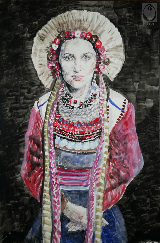 oil on canvas - olio su tela di Piro